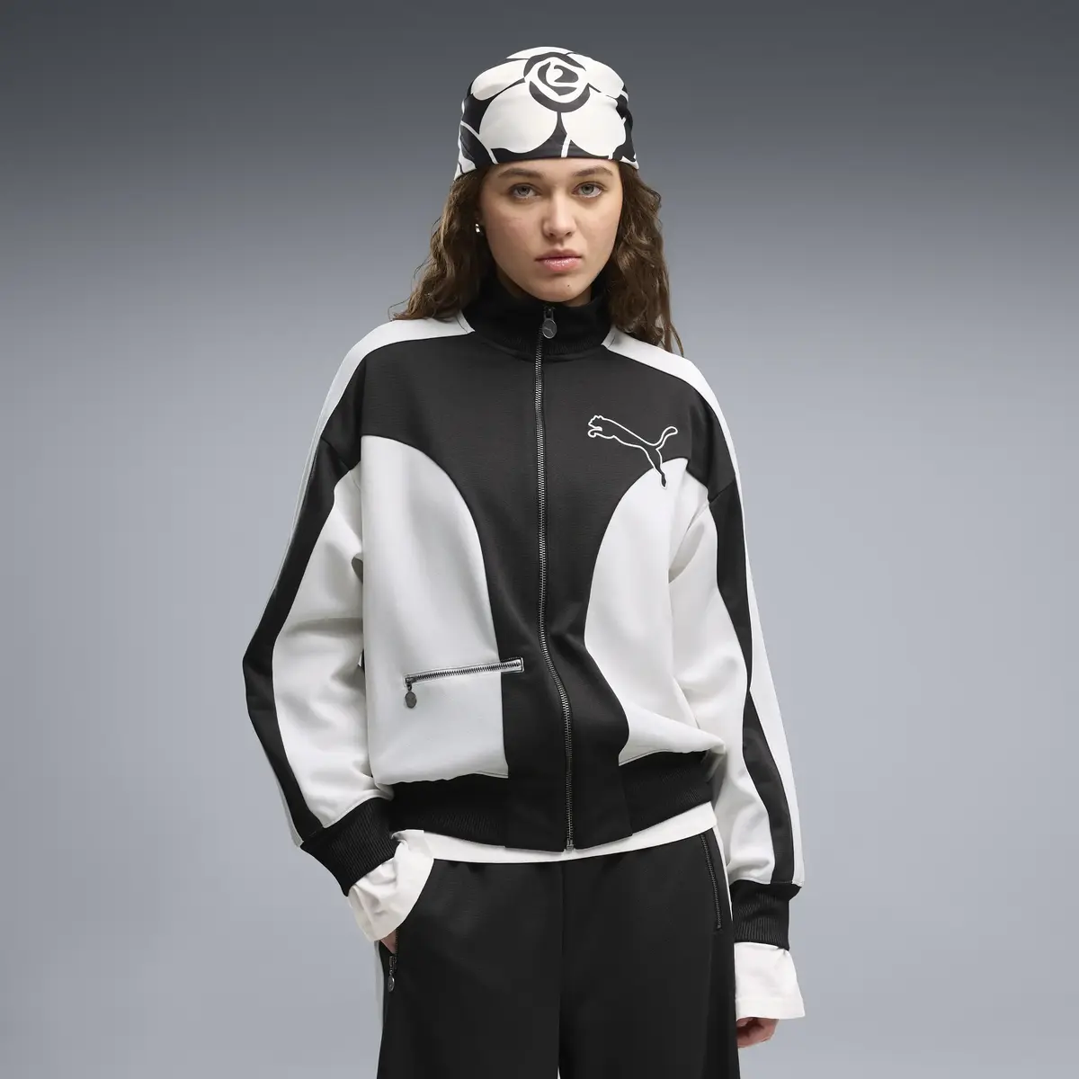 Puma T7 Relaxed Track Jacket Siyah Kadın Ceket