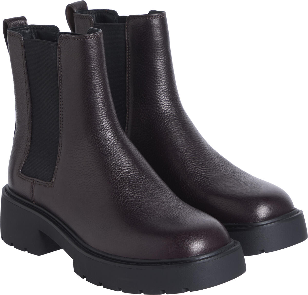 Calvin Klein CHUNKY CHELSEA BOOT LTH Siyah Kadın Bot Calvin Klein CHUNKY CHELSEA BOOT LTH Siyah Kadın Bot