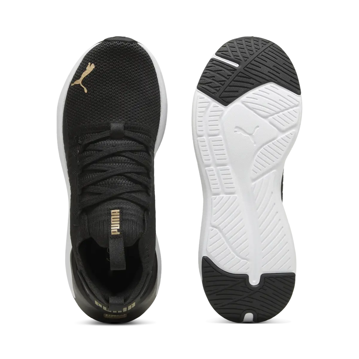 Puma Softride Symmetry Fuzion Wns Siyah Kadın Yürüyüş ve Koşu Ayakkabısı