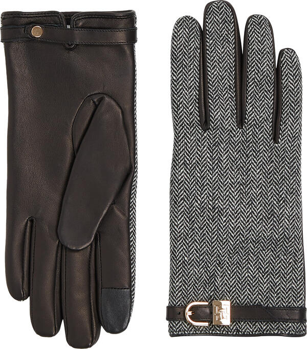 Tommy Hilfiger TH EVENING GLOVES HE Kadın Gri Eldiven