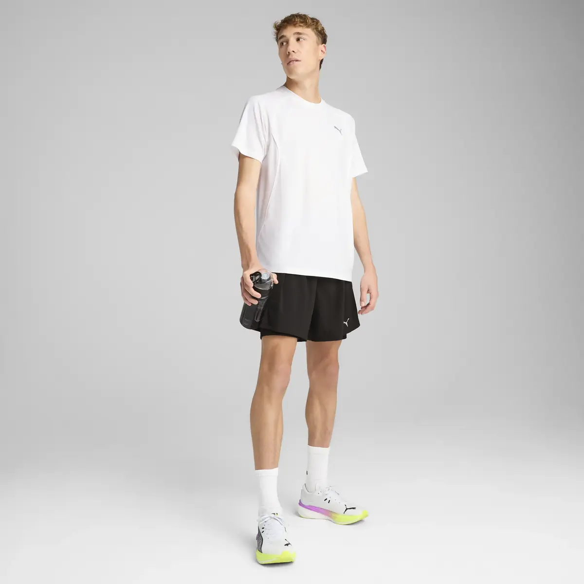 PUMA RUN VELOCITY TEE (POLY) Beyaz Erkek T-Shirt