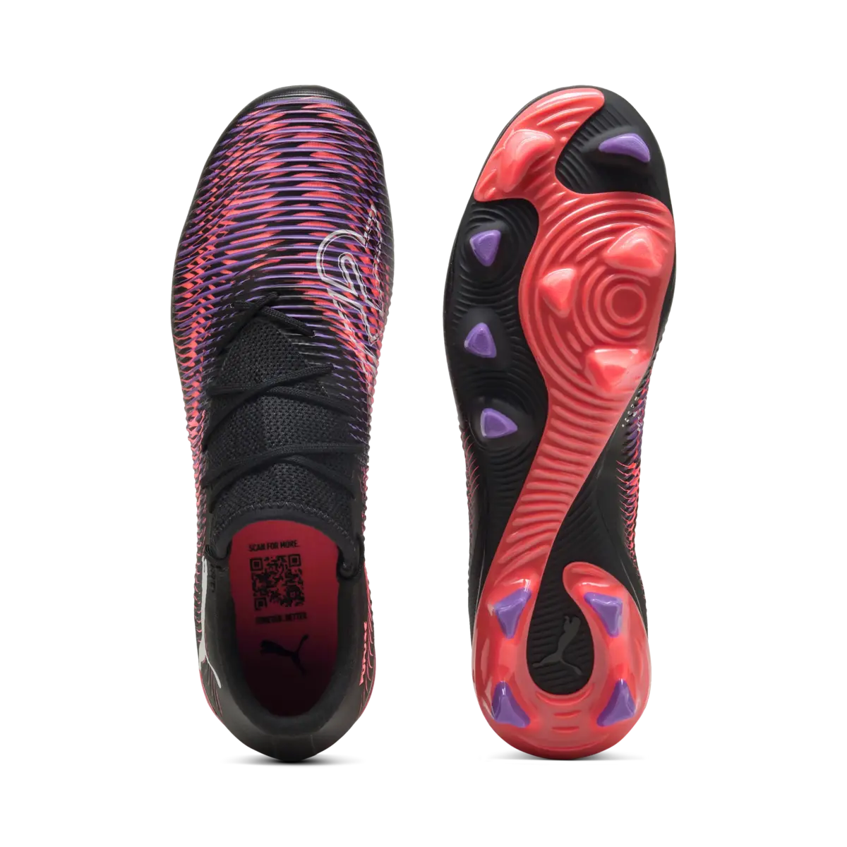 Puma FUTURE 8 MATCH Low FG/AG Siyah Erkek Krampon