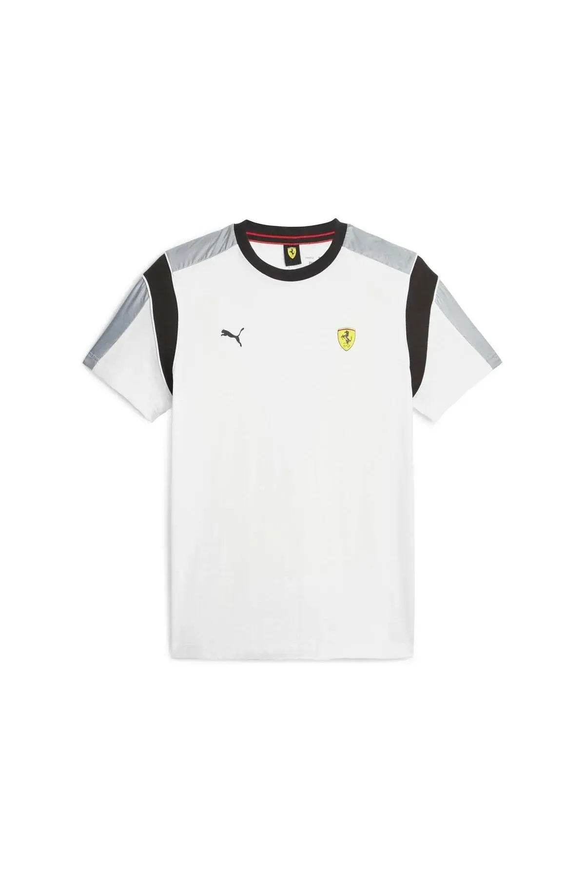Puma Ferrari Race MT7 Tee Beyaz Erkek T-Shirt