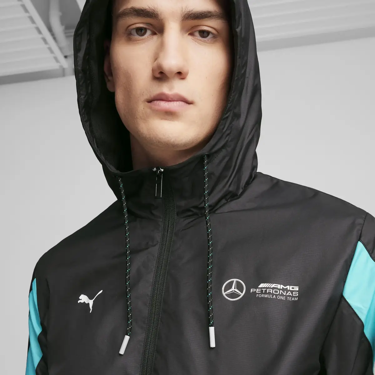 Puma MAPF1 Woven Jacket Siyah Erkek Fermuarlı Ceket