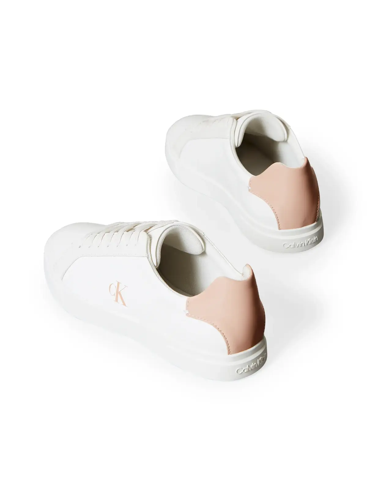 Calvin Klein LOW PRO CUPS LTH MG Beyaz Kadın Spor Ayakkabı & Sneaker
