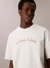 Calvin Klein SS CENTER CHAIN STITCH 16S RLXD Mavi Erkek Tişört