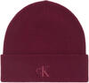 Calvin Klein CK FINE RIB BEANIE Kırmızı Erkek Şapka & Bere