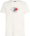 Tommy Hilfiger HILFIGER FLAG SAILIN, Z00 Krem Erkek T-Shirt & Polo