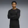 Puma M CLOUDSPUN LS TEE Siyah Erkek T-Shirt & Polo
