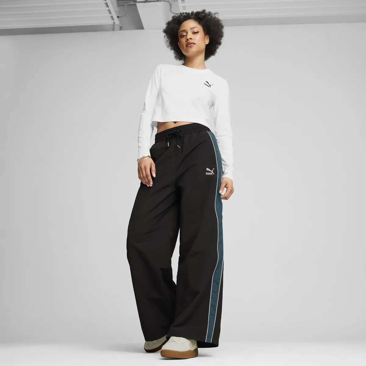 Puma T7 Track Pants Siyah Kadın Eşofman Altı