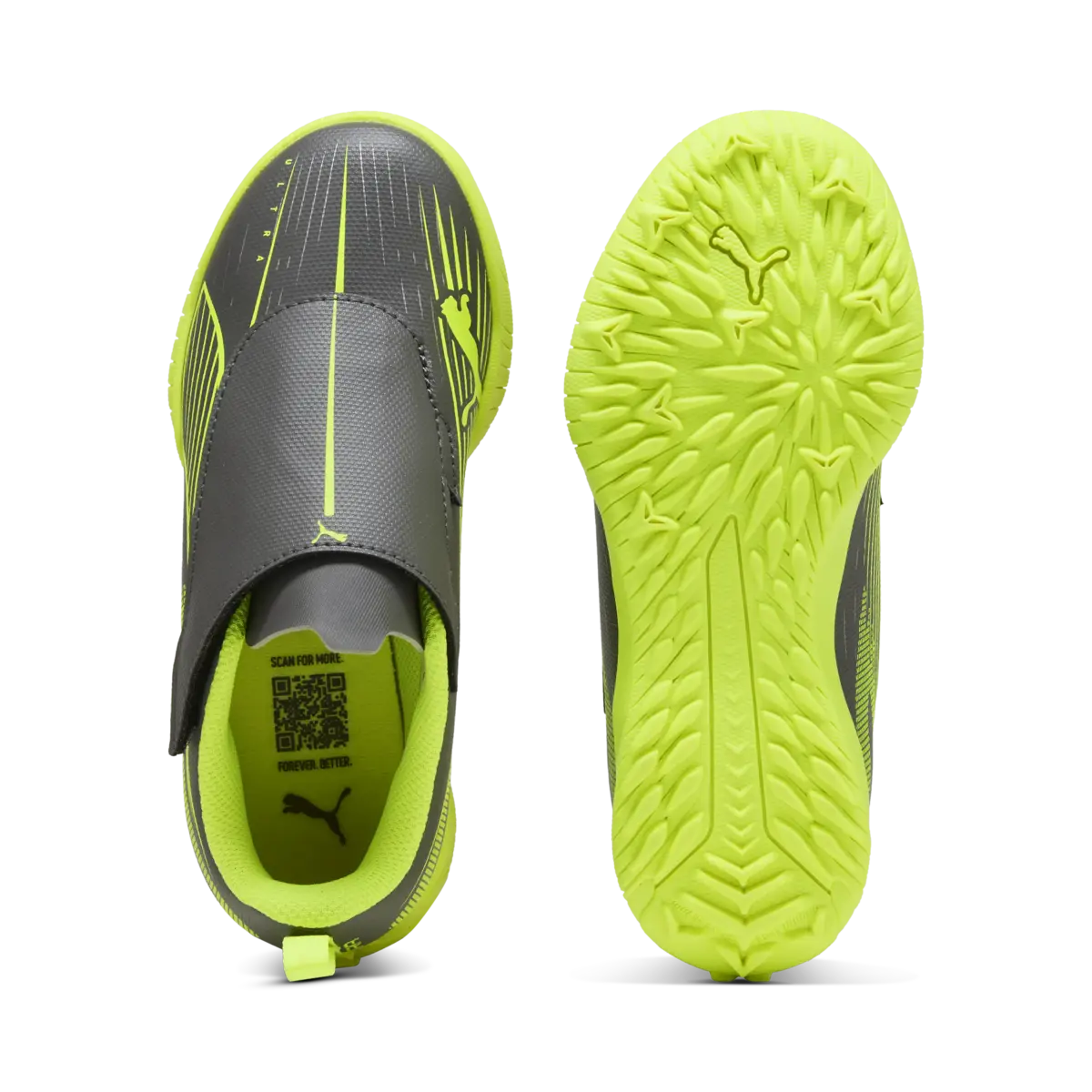 Puma ULTRA 5 PLAY V TT Jr Gri Erkek Çocuk Halı Saha Ayakkabısı