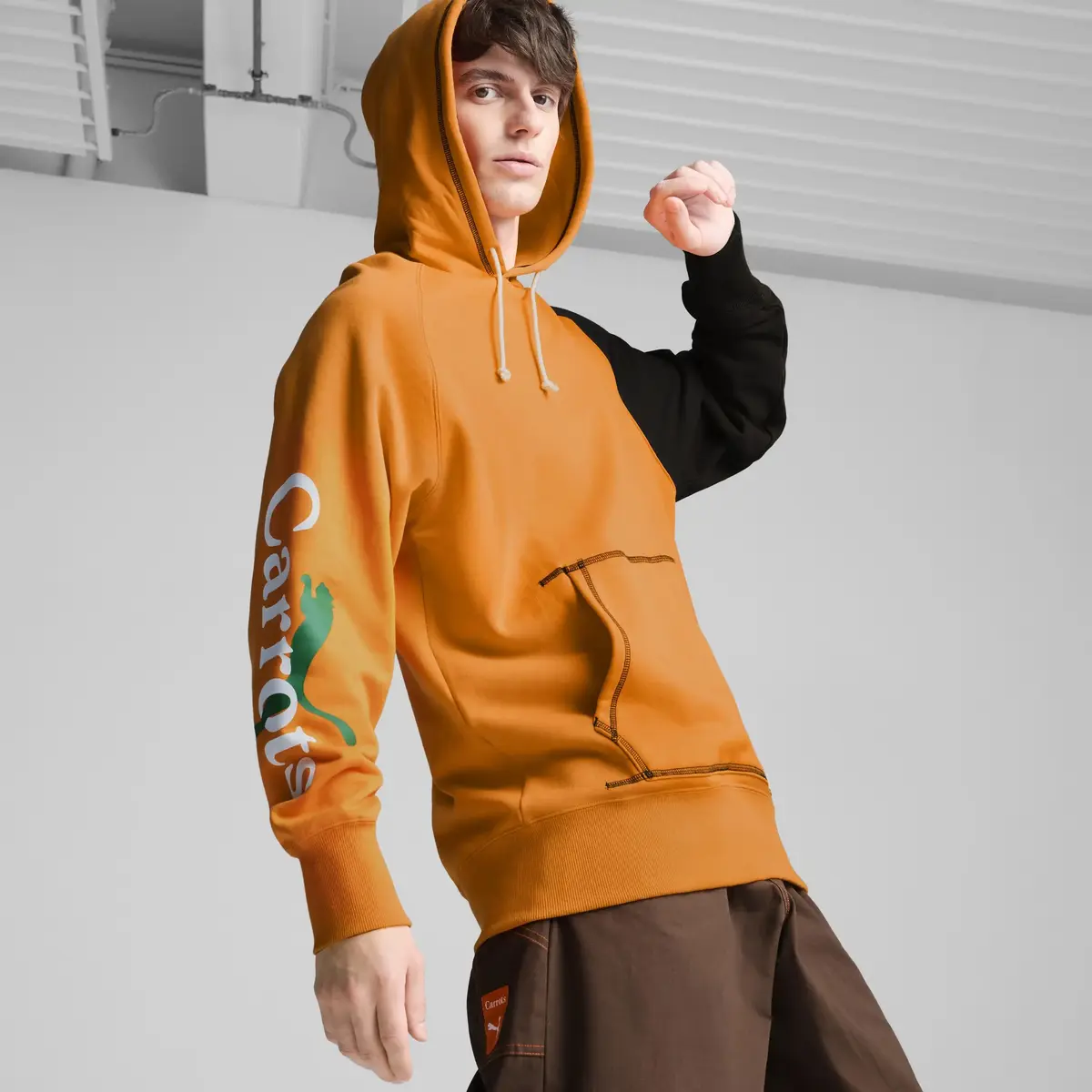 Puma X CARROTS Hoodie Turuncu Erkek Hoodie