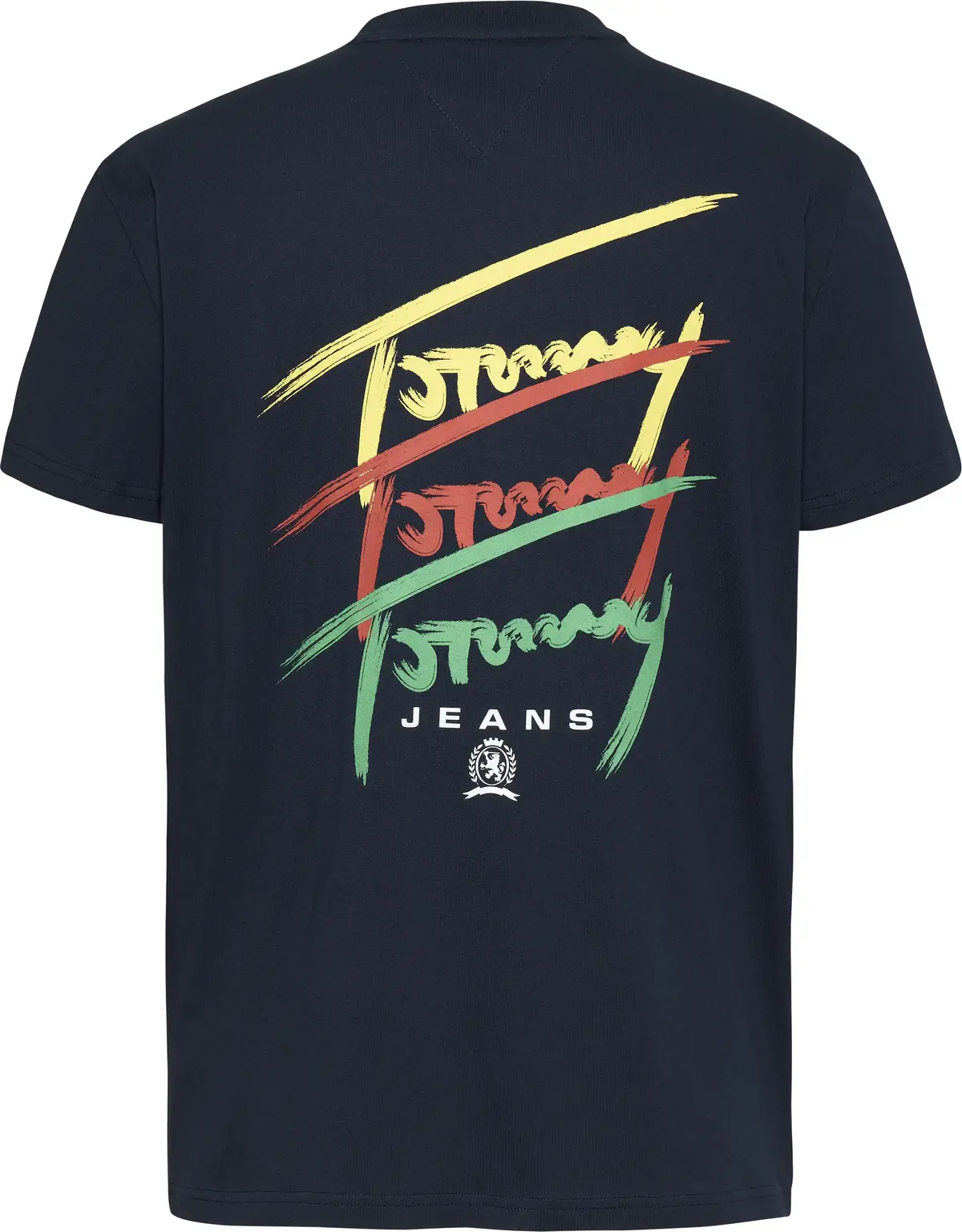 Tommy Hilfiger TJM REG TWISTED SIGN, C1G Lacivert Erkek T-Shirt & Polo