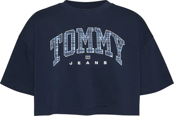 Tommy Hilfiger TJW OVS CRP PREP EXP Kadın Siyah T-Shirt