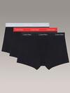 Calvin Klein RELAXED DART TRUNK 3PK Siyah Erkek Boxer