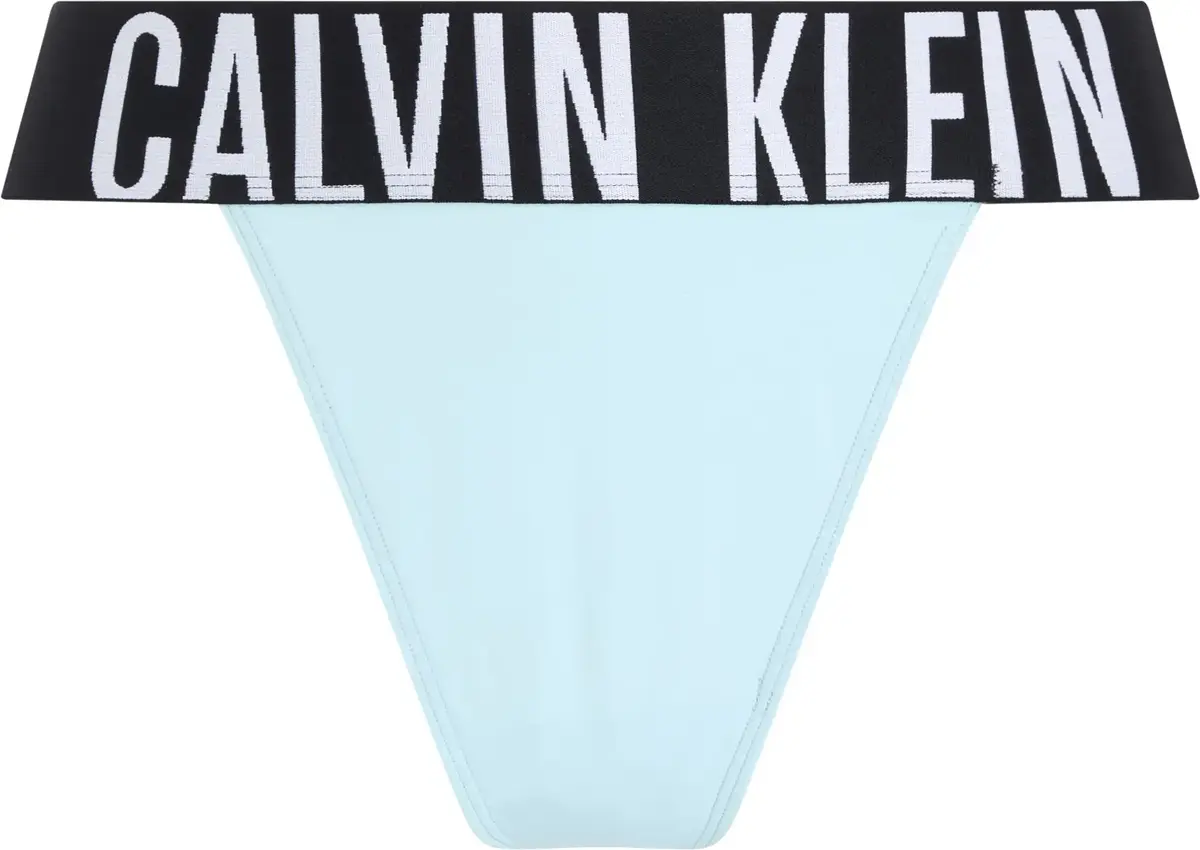 Calvin Klein HIGH LEG THONG, 4A3 Mavi Kadın G-string / Tanga