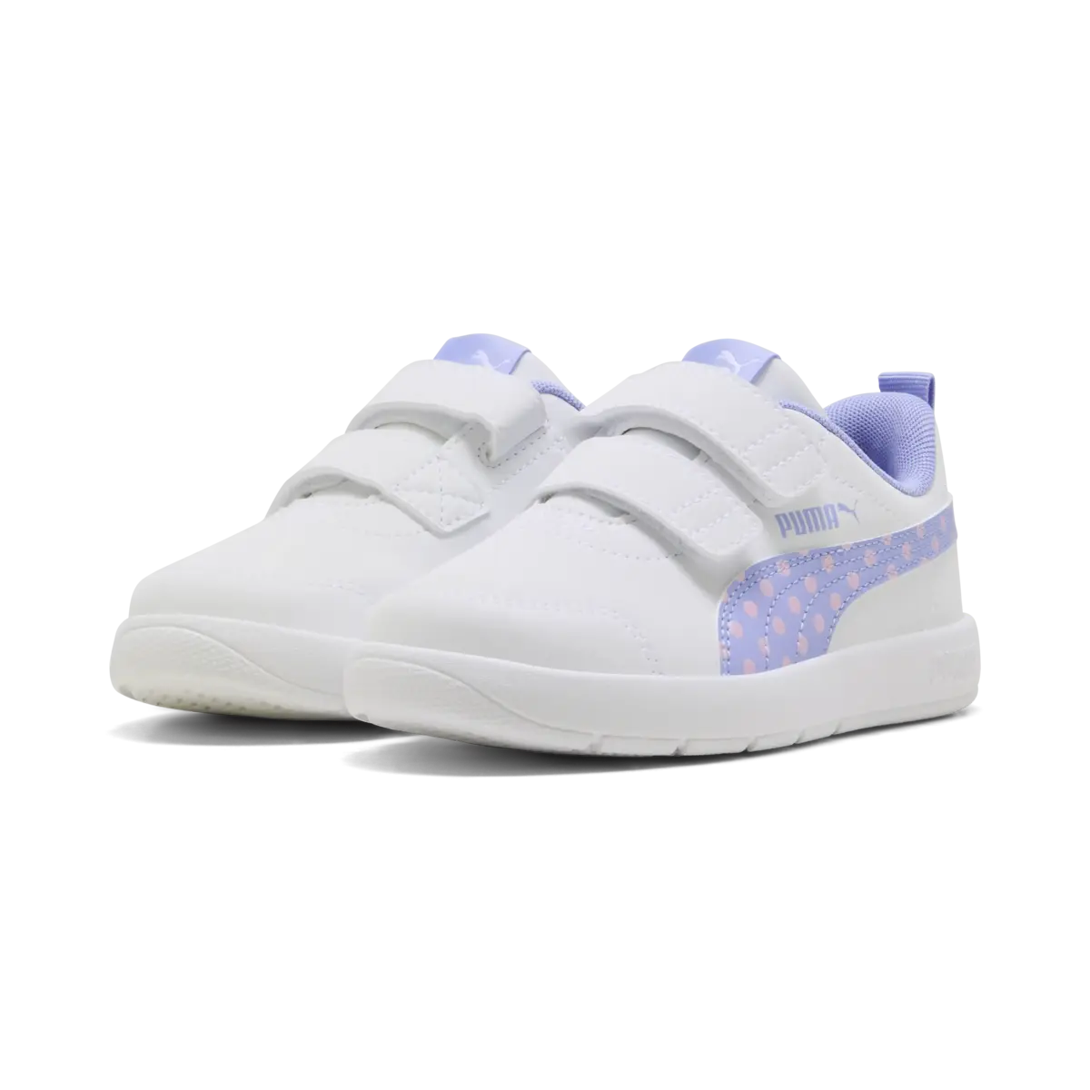 PUMA Courtflex V3 Dotty V PS PUMA White-Inten Beyaz Unisex Spor Ayakkabı & Sneaker