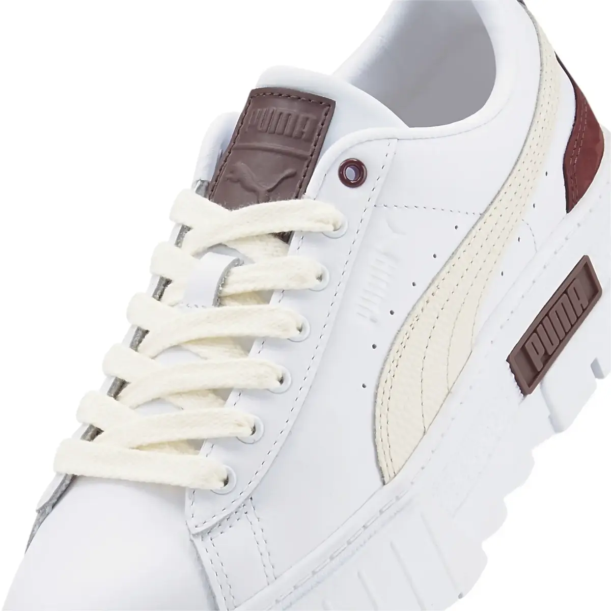 Puma Mayze Luxe Wns Beyaz Kadın Günlük Spor Ayakkabı