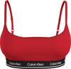 Calvin Klein BRALETTE-RP, XNE Kırmızı Bikini Üstü