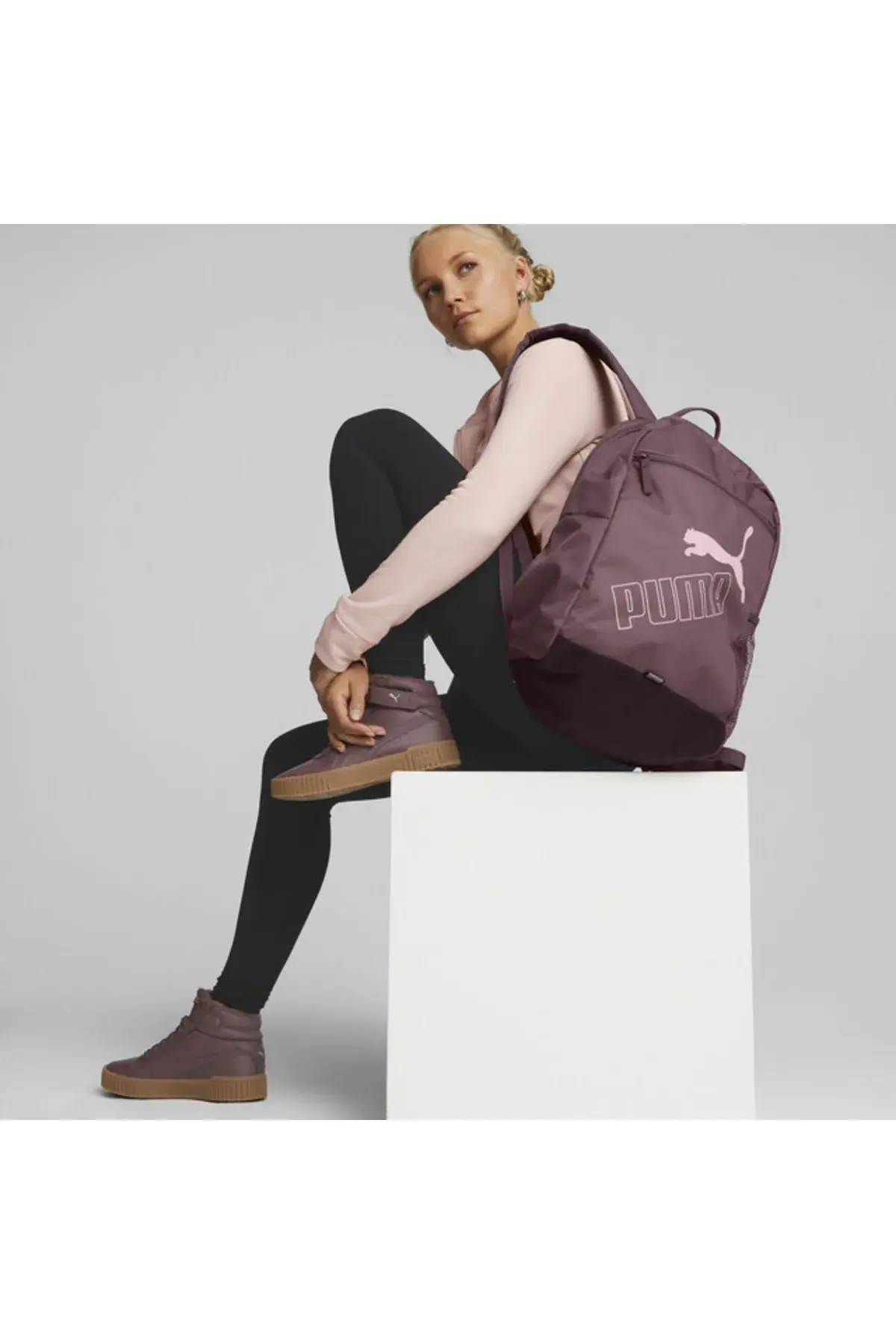 Puma Phase Backpack II Dusty Plum Kadın Mürdüm Sırt Çantası