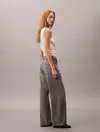 Calvin Klein LOW RISE BAGGY GREY DOVE Gri Kadın Jeans