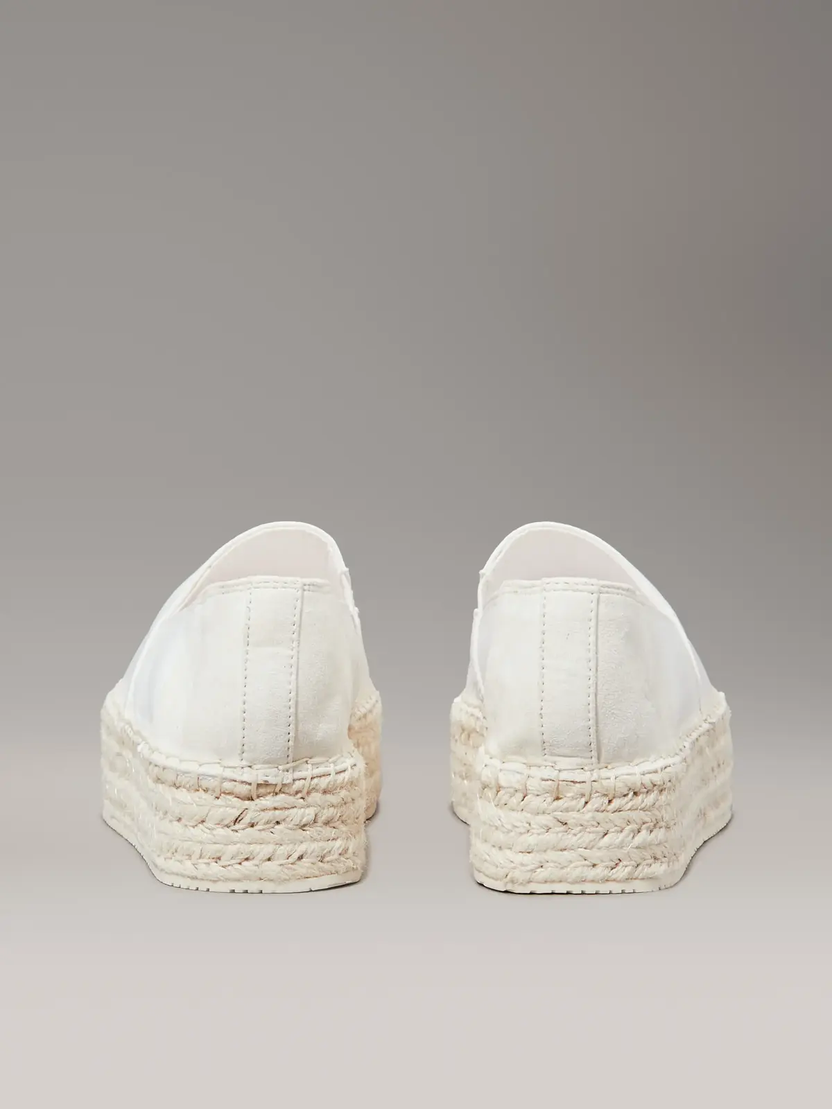 Calvin Klein FLATFORM ESPADRILLE, 01S Beyaz Kadın Ayakkabı-Bot