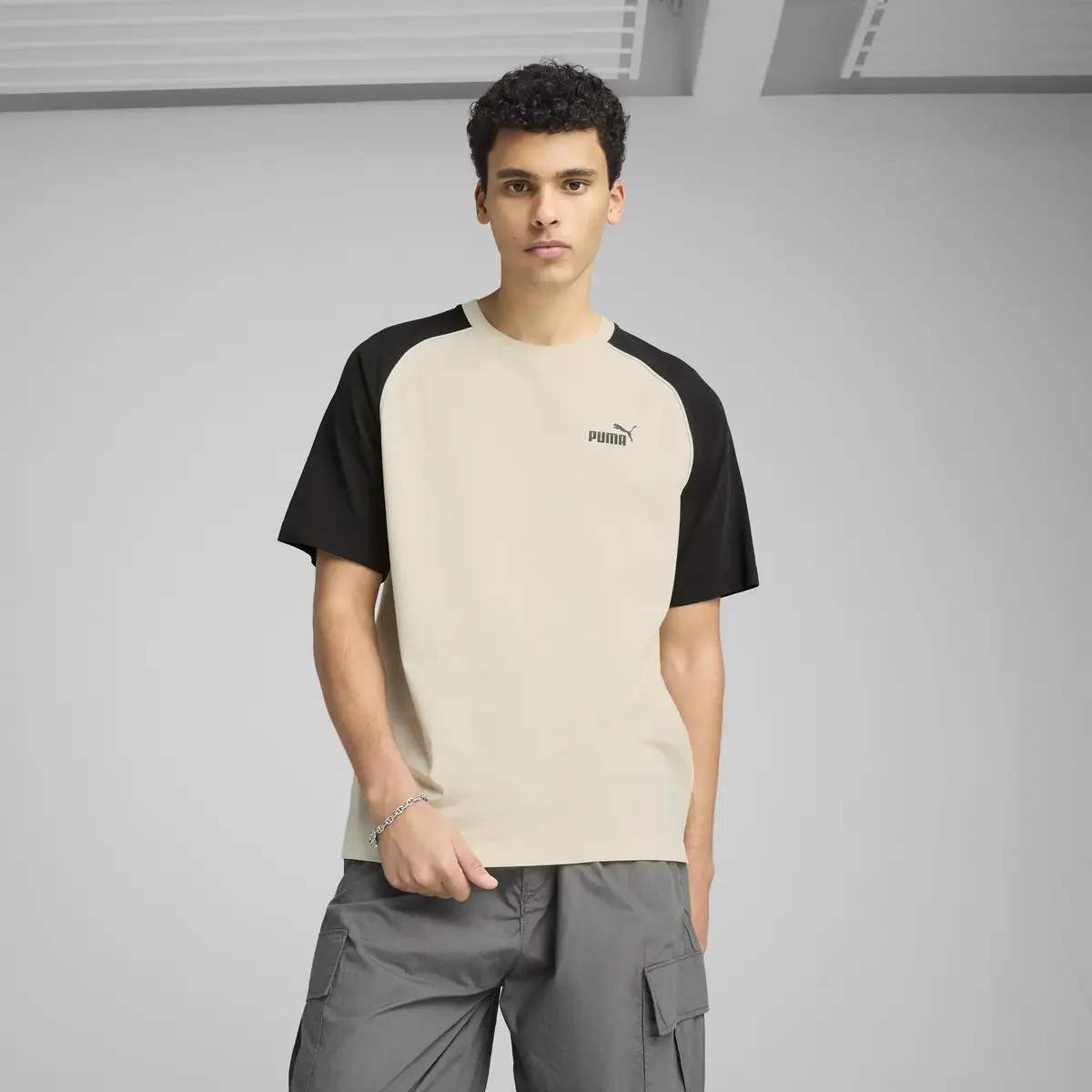 PUMA SPORT Tee Bej Erkek T-Shirt