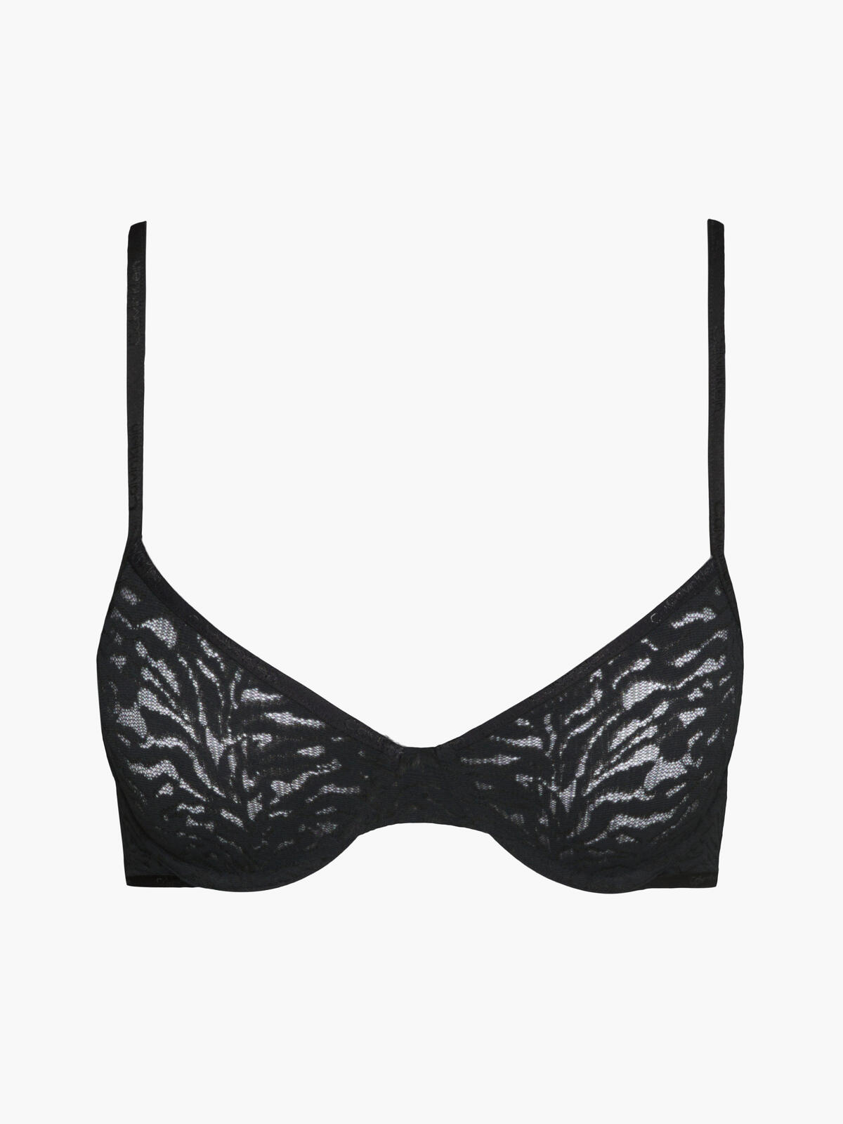 Calvin Klein UNLINED DEMI Kadın Siyah Sütyen