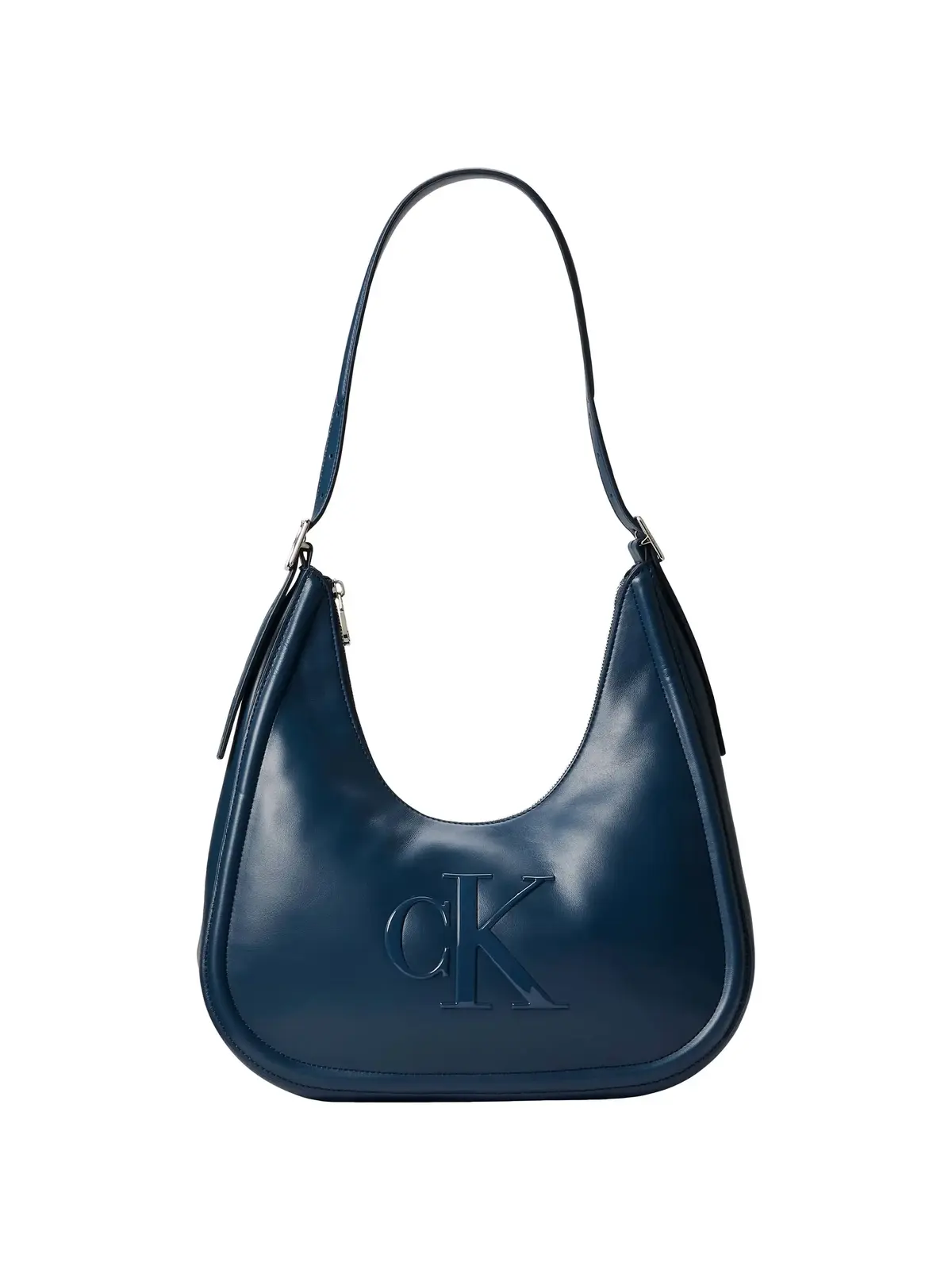 Calvin Klein BOLD CK CRESCENT BAG Lacivert Omuz Çantası