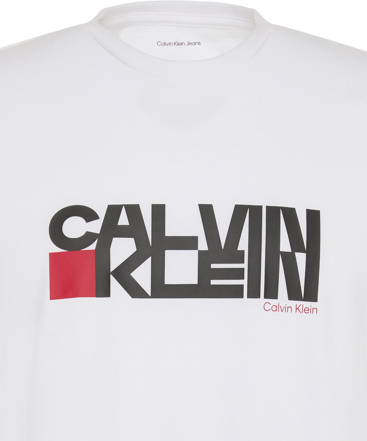 Calvin Klein SS 30s EU CK REDBOX GRAPHIC TEE Beyaz Erkek T-Shirt Calvin Klein SS 30s EU CK REDBOX GRAPHIC TEE Beyaz Erkek T-Shirt