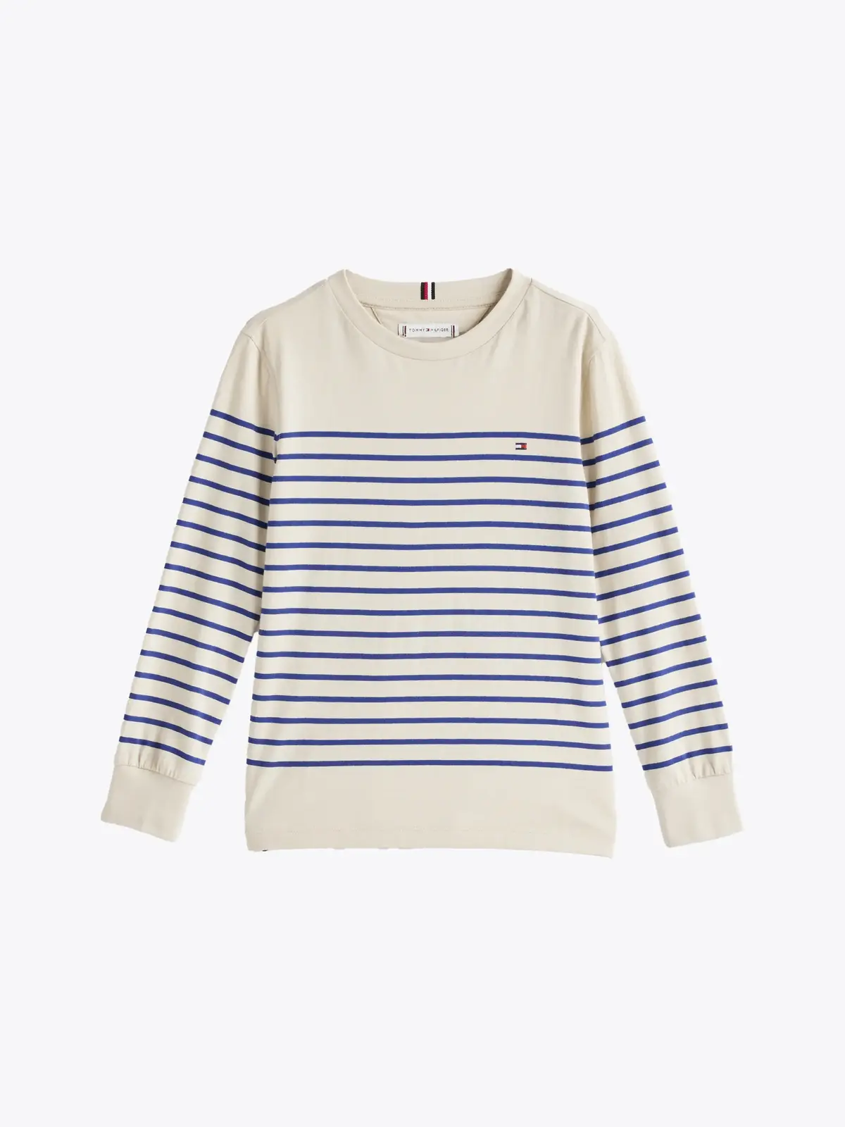 U C-NECK STRIPE LS T, 0A4