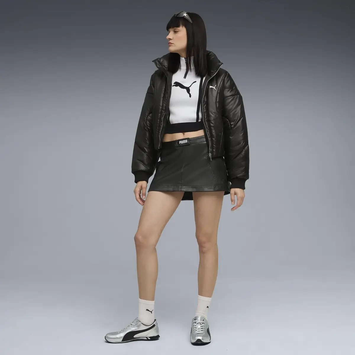 Puma Dare to Puffer Jacket Siyah Kadın Mont
