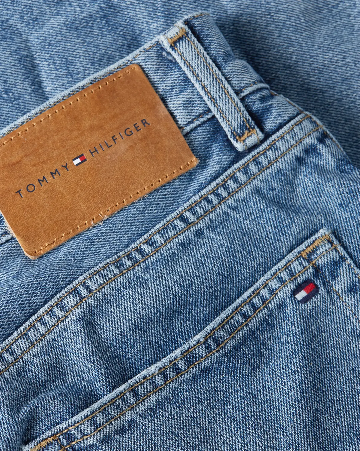 Tommy Hilfiger RELAXED RIVER RGD CA, 1A7 Mavi Erkek Jean Pantolon