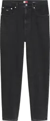 Tommy Hilfiger MOM JEAN UH TPR AI41, 1BZ Siyah Kadın Jean Pantolon
