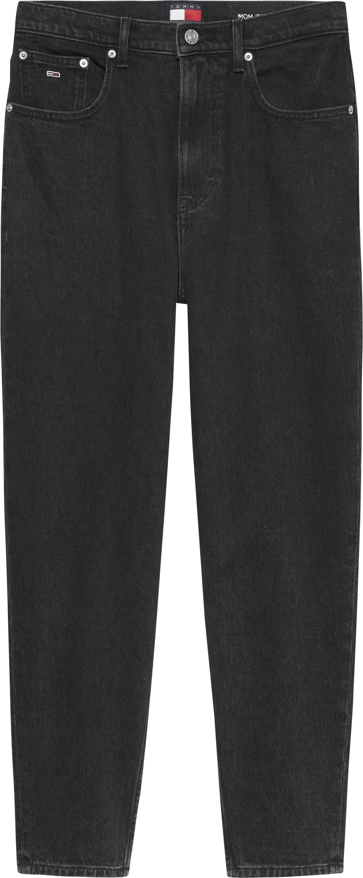 Tommy Hilfiger MOM JEAN UH TPR AI41, 1BZ Siyah Kadın Jean Pantolon