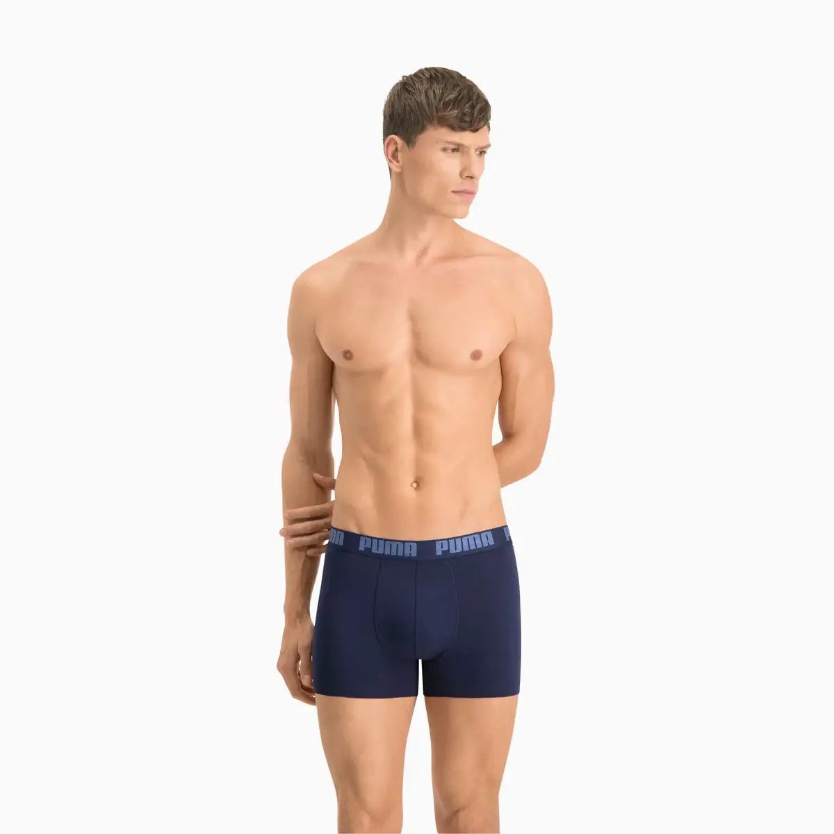 Puma PUMA BASIC BOXER 2P navy Lacivert Erkek 2'li Boxer