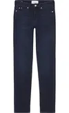 Calvin Klein HIGH RISE SLIM Kadın mavi Kot Pantolon