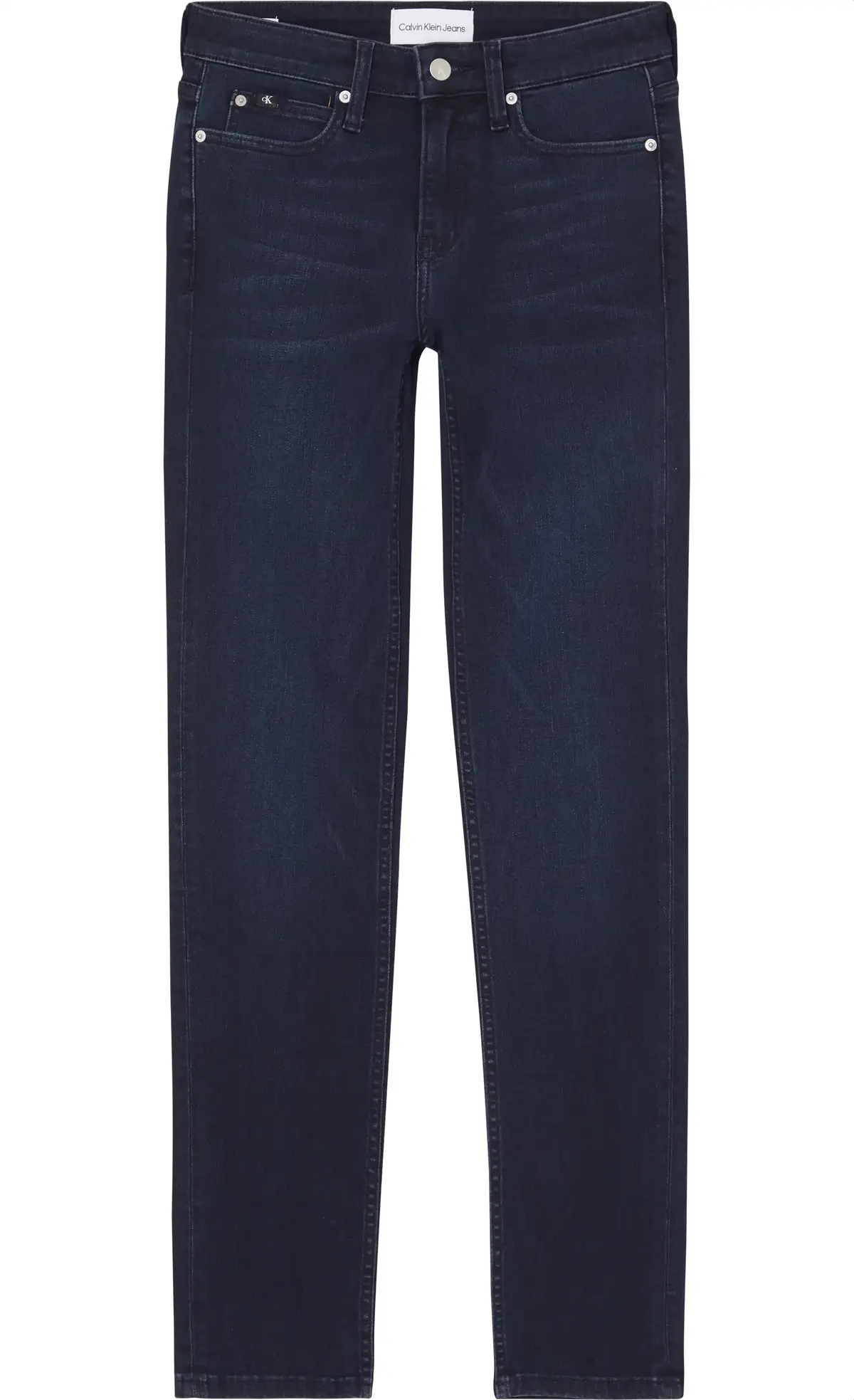 Calvin Klein HIGH RISE SLIM Kadın mavi Kot Pantolon