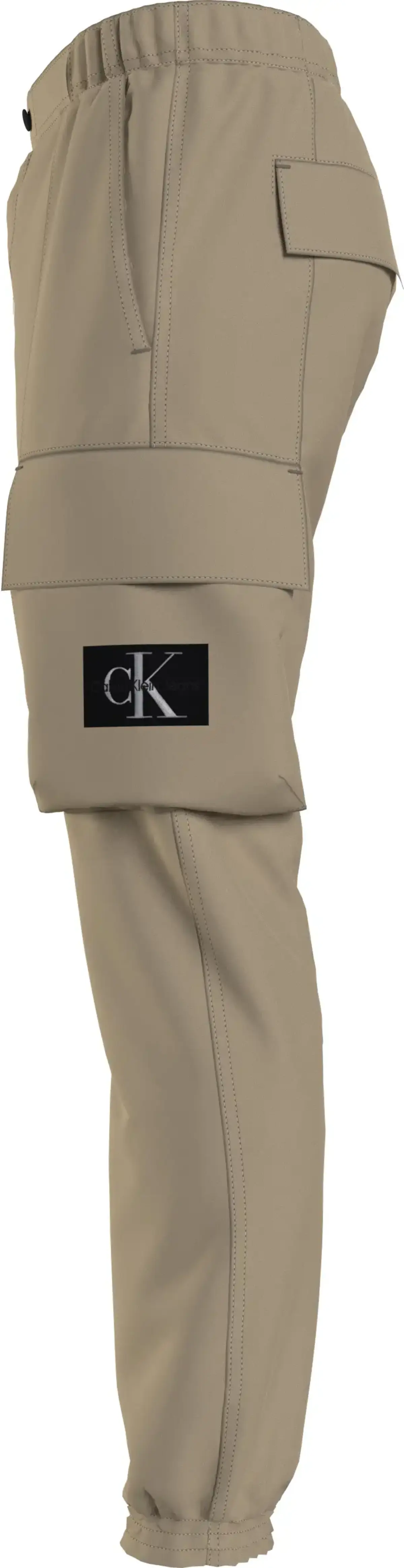 Calvin Klein SKINNY WASHED CARGO Erkek Krem Kargo Pantolonu
