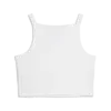 Puma ESS Ribbed Crop Top Beyaz Kadın Askılı T-shirt