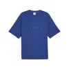 Puma PL ESS Tee Mavi Erkek T-Shirt