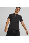 Puma Ferrari Style Jacquard Polo Siyah Erkek T-shirt