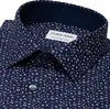 Calvin Klein PRINT CONTRAST SLIM Erkek Mavi Gömlek