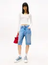 Tommy Hilfiger TJW FOXING FLATFORM Mavi Kadın Spor Ayakkabı & Sneaker