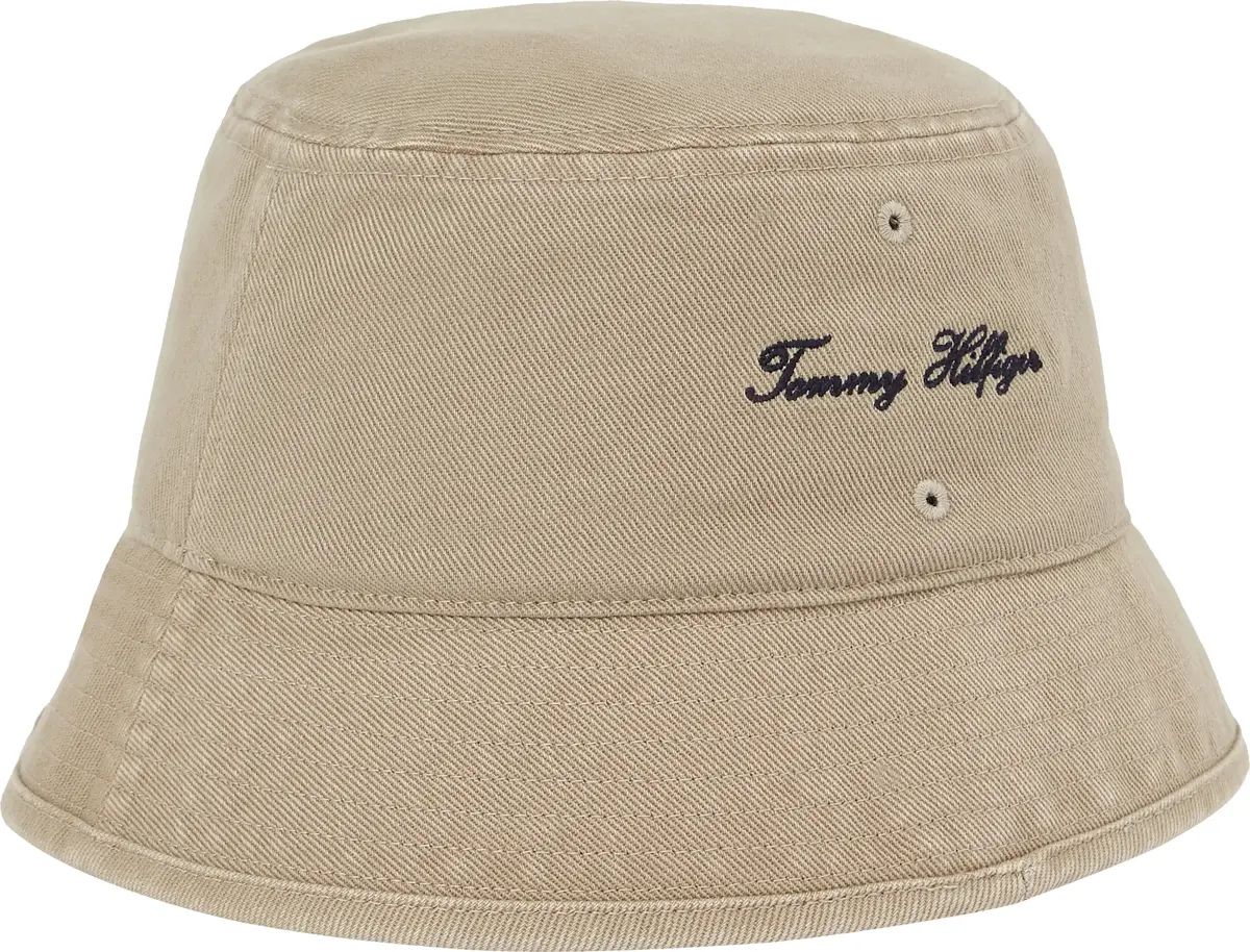 Tommy Hilfiger SEASONAL FLAG WASH B, RBT Bej Erkek Şapka