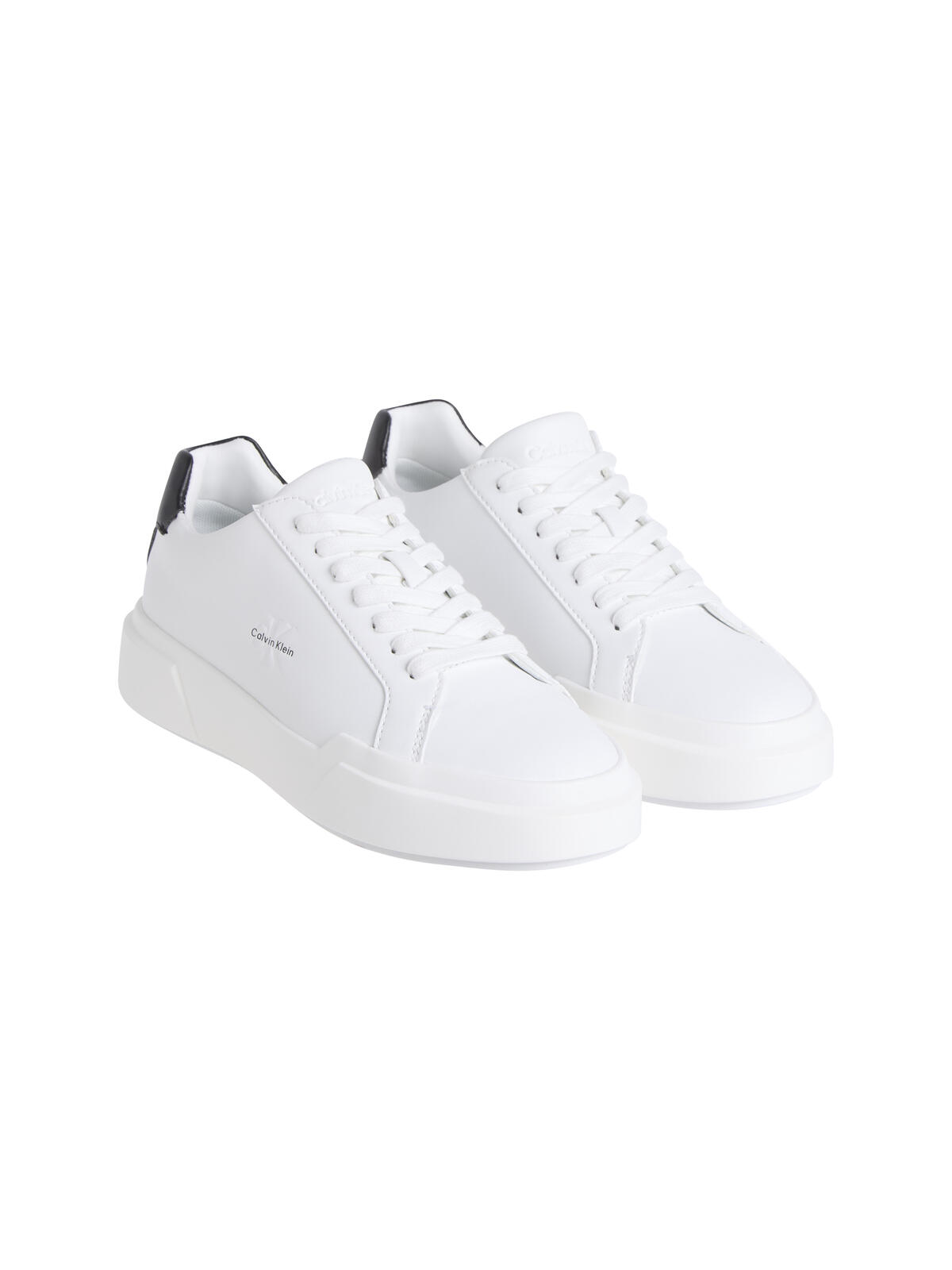 Calvin Klein CHUNKY CUPSOLE LACEUP LTH WN Beyaz Kadın Günlük Spor Ayakkabı Calvin Klein CHUNKY CUPSOLE LACEUP LTH WN Beyaz Kadın Günlük Spor Ayakkabı