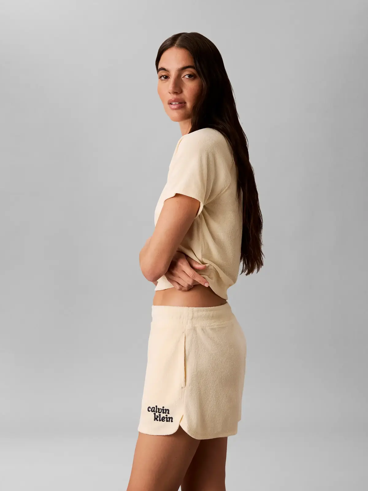 SS TOWEL TERRY CROPP, TGY