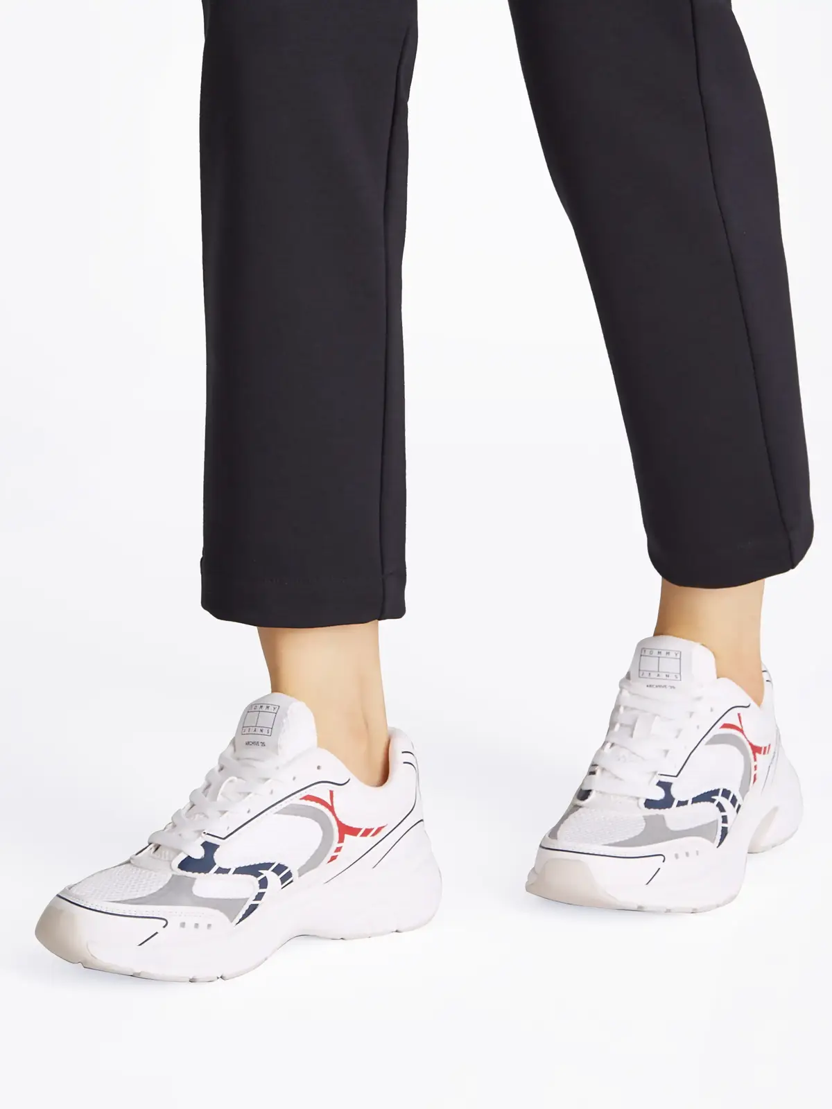Tommy Hilfiger ARCHIVE'25 Beyaz Kadın Spor Ayakkabı & Sneaker
