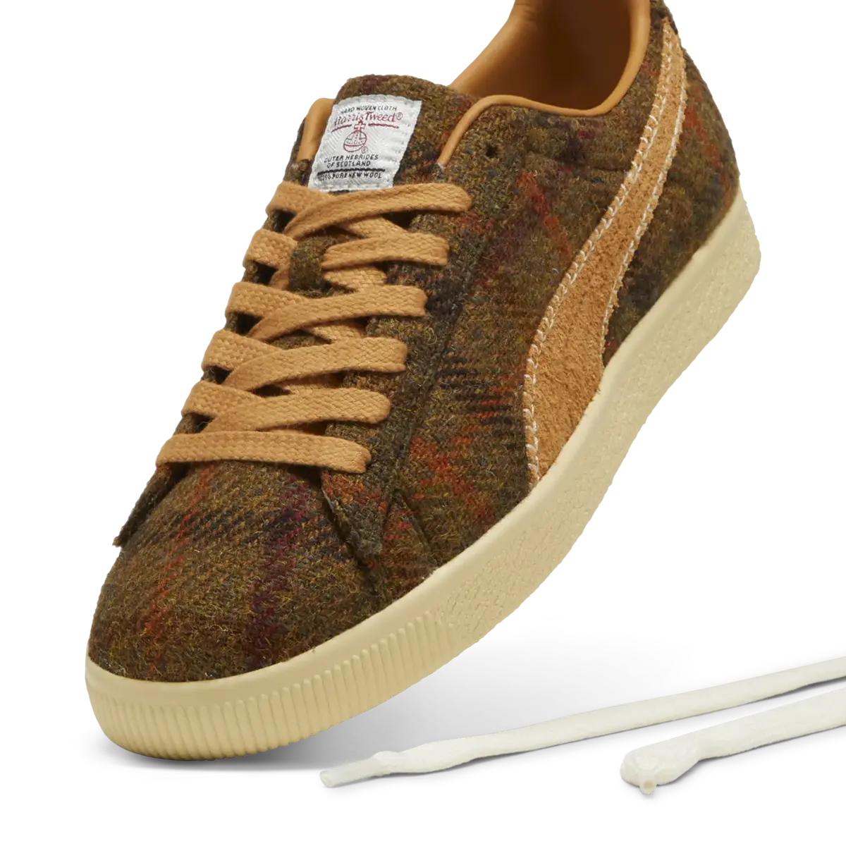 Puma Clyde Harris Tweed Kahverengi Erkek Spor Ayakkabı & Sneaker