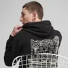 Puma GRAPHICS Hotel Hoodie Siyah Erkek Hoodie